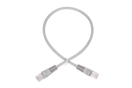 EXTRALINK LAN PATCHCORD CAT.5E UTP 0,5M TWISTED PAIR BARE COPPER GRAY