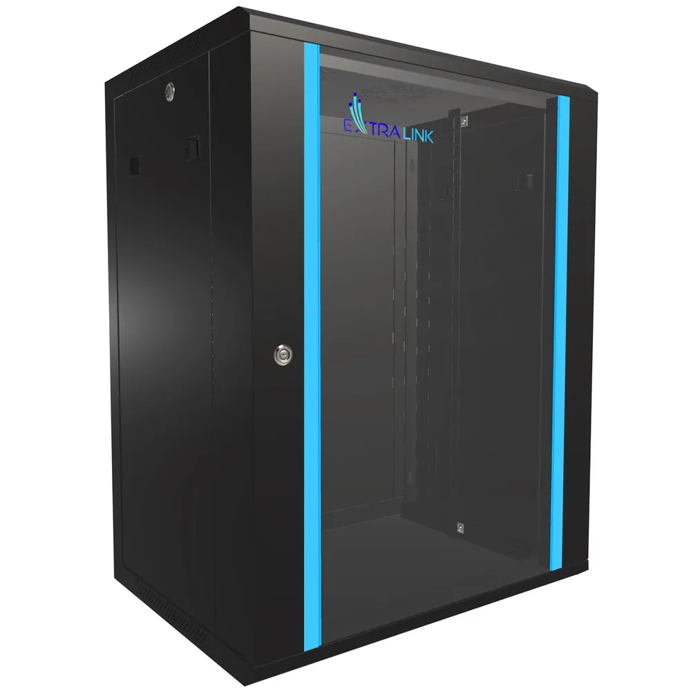 Extralink 15U 600x450 Black Rack