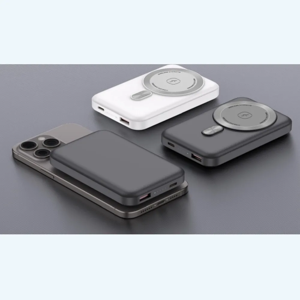 Extralink MagSafe 10000mAh Biały Powerbank - obrazek 2