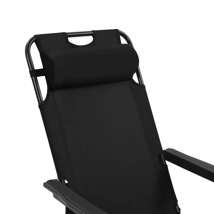 Black Forest Leżak ogrodowy rozkładany z poduszką - obrazek 4