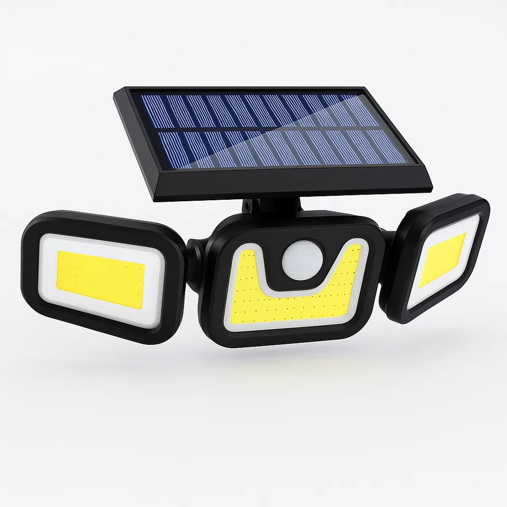 EXTRALINK MOCNA LAMPA SOLARNA Z PANELEM SŁONECZNYM 3W1 LED Z CZUJNIKIEM RUCHU
