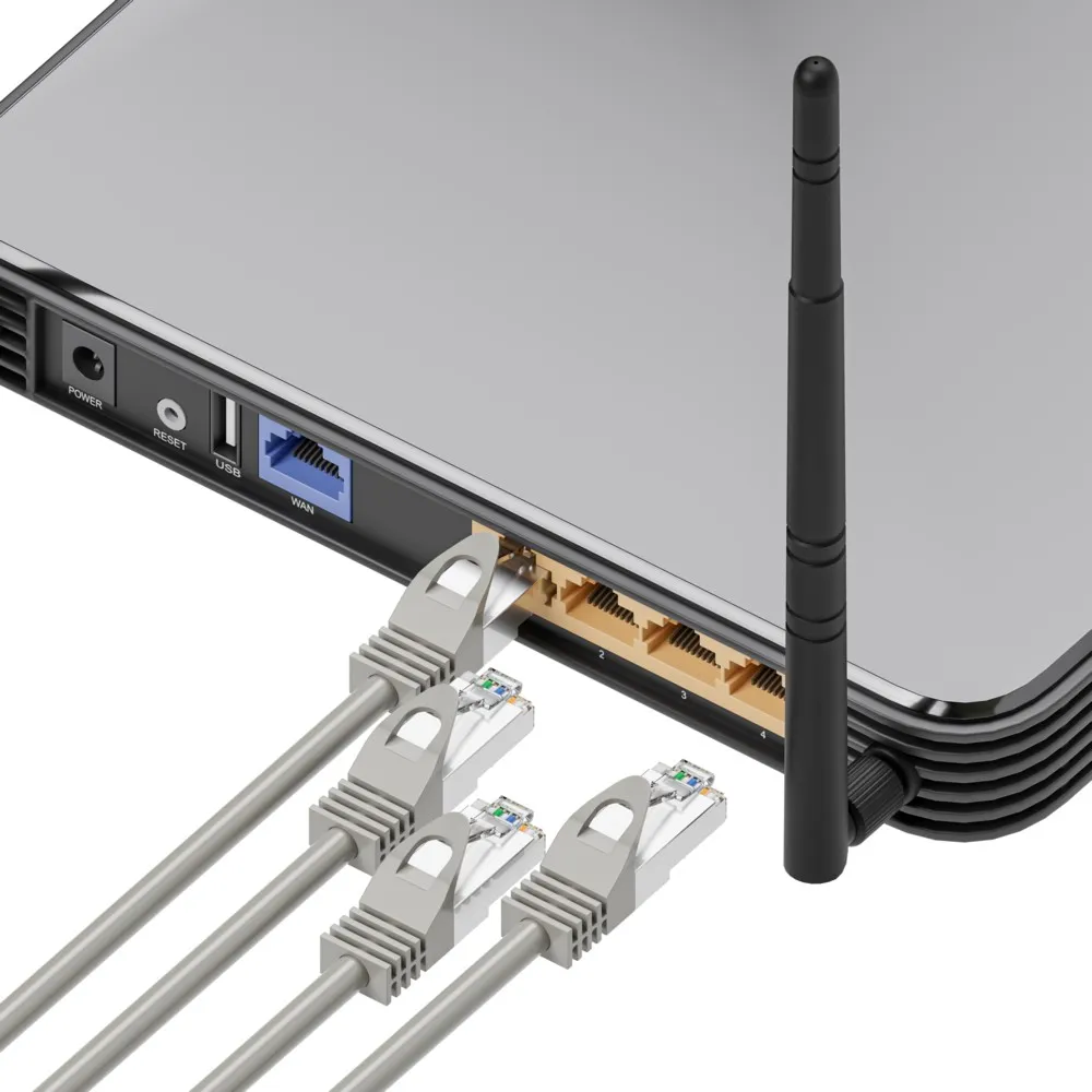 Extralink Kat.5e UTP 10m Patchcord LAN - obrazek 2
