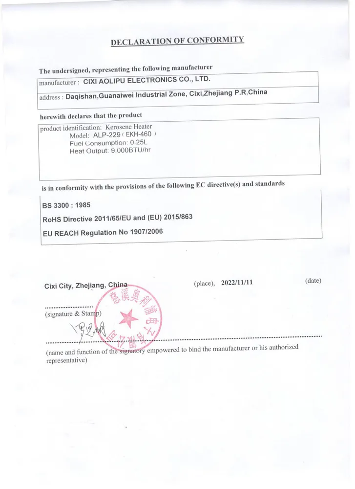 Extralink Aladdin Grzejnik naftowy - obrazek 6