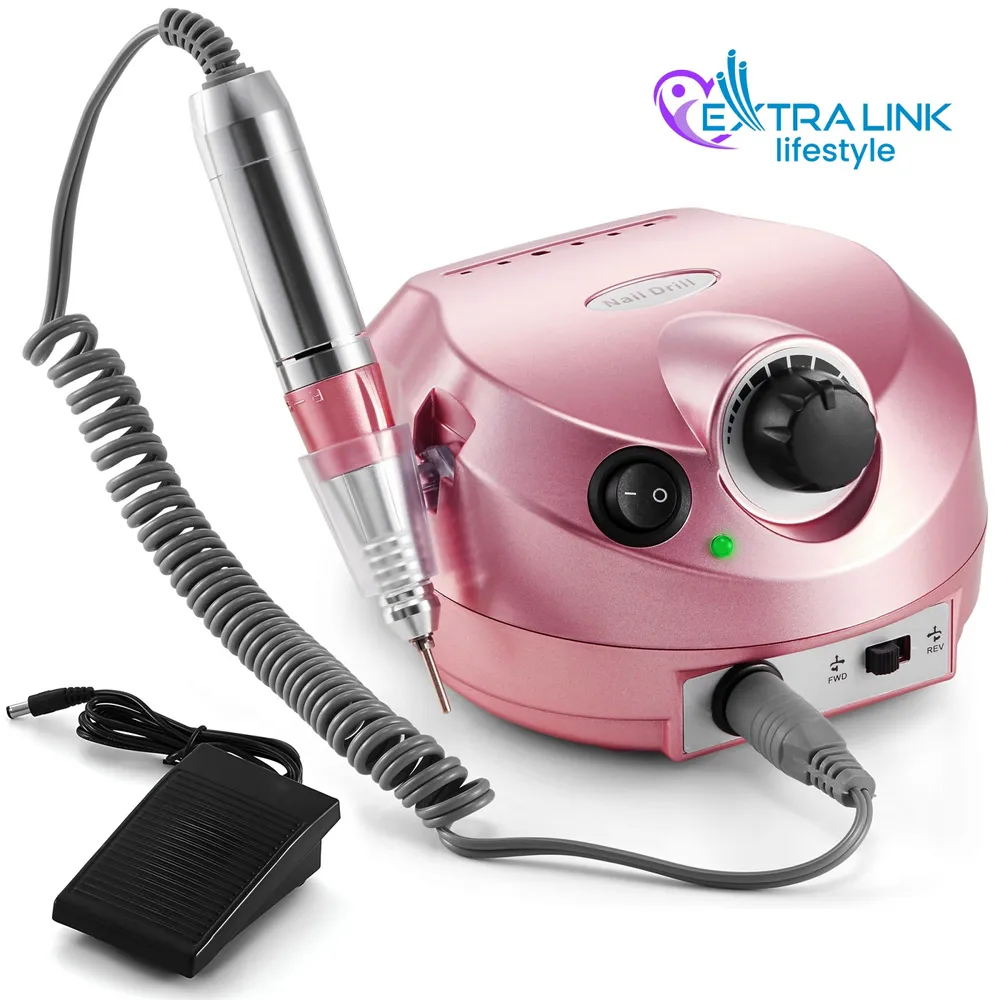 Extralink Nail Drill 202 Różowa Frezarka do paznokci