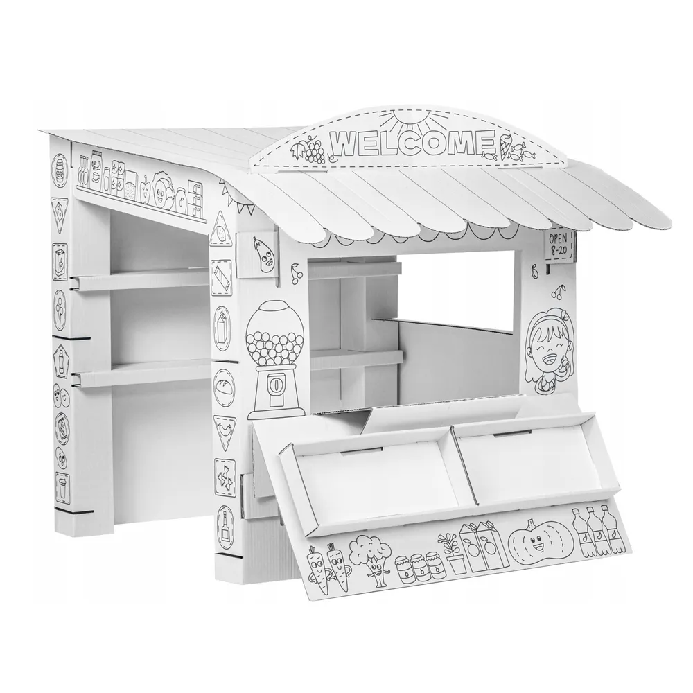 Kreatywna zabawka stragan do składania i kolorowania - Image 2