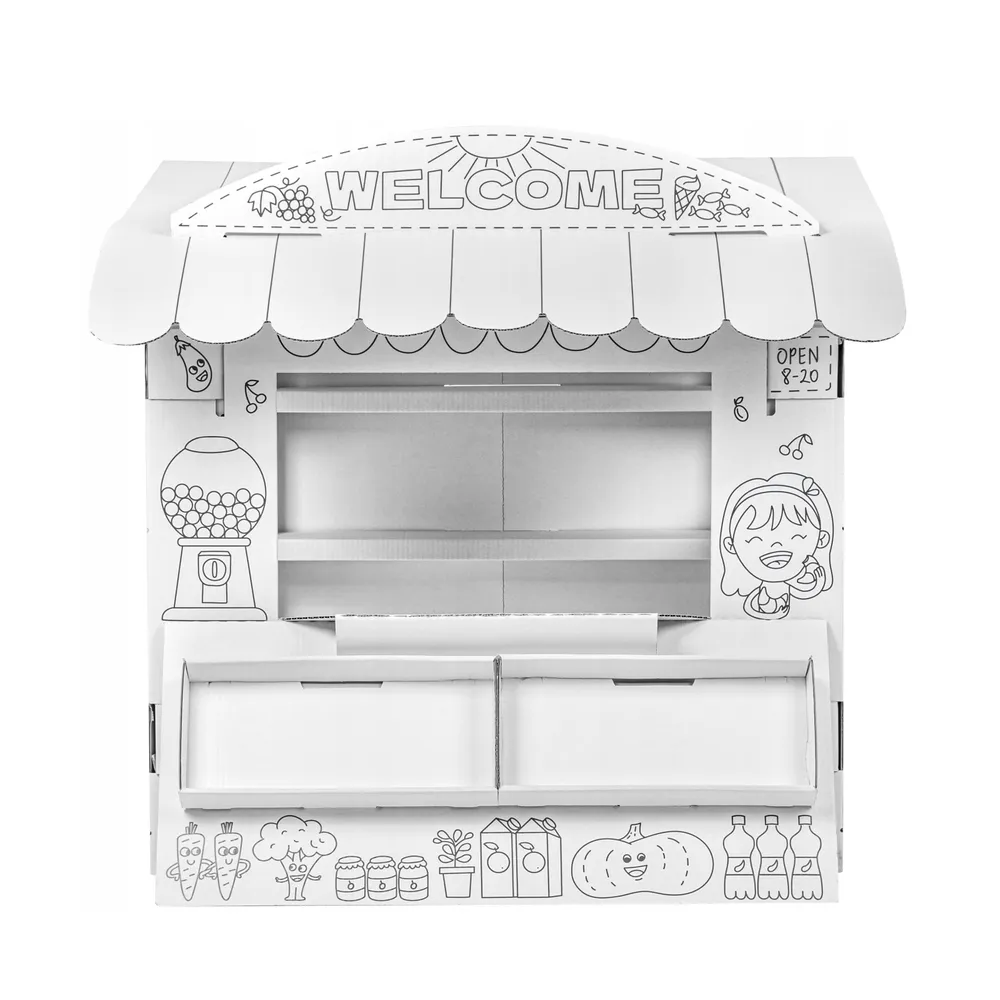 Kreatywna zabawka stragan do składania i kolorowania - Image 3