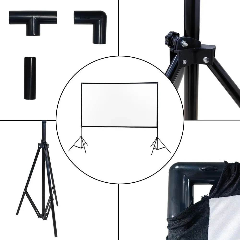 Extralink Foldable Projection Screen 100" PSF-100 Składany ekran projekcyjny - obrazek 2