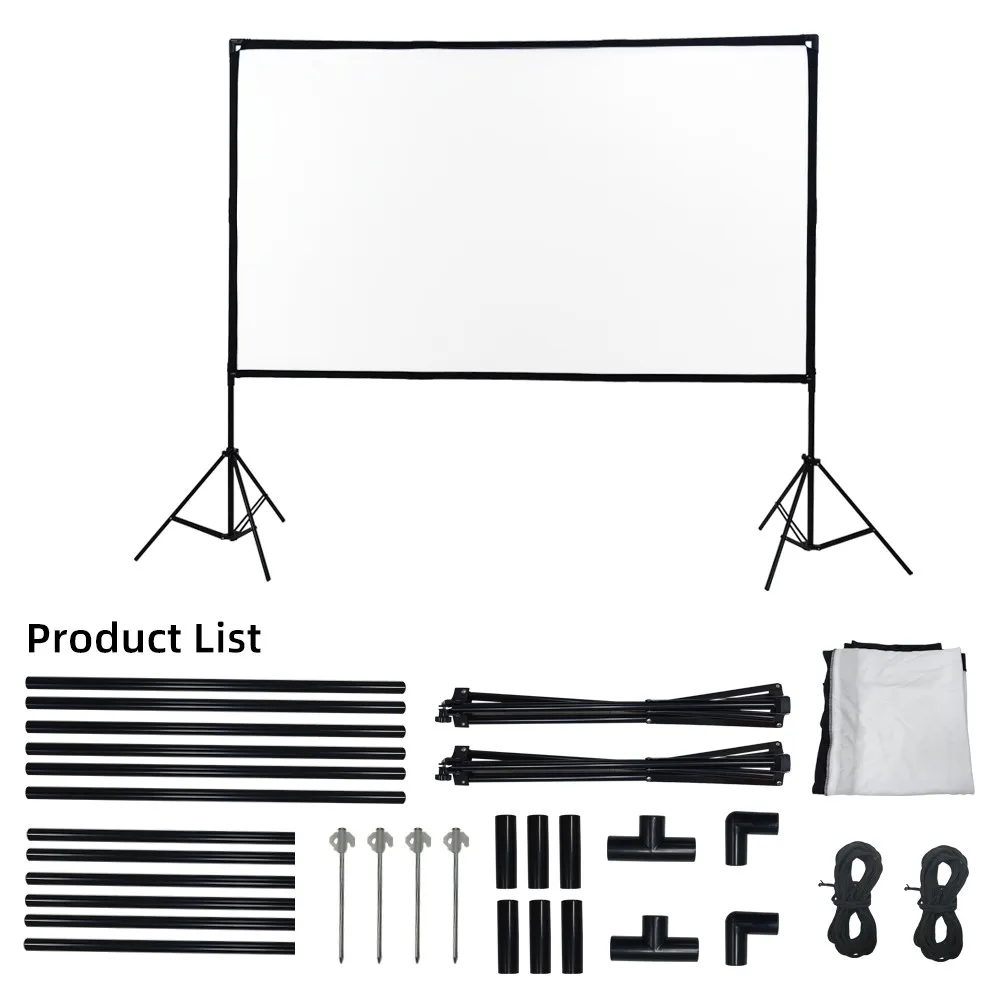 Extralink Foldable Projection Screen 100" PSF-100 Składany ekran projekcyjny - obrazek 7