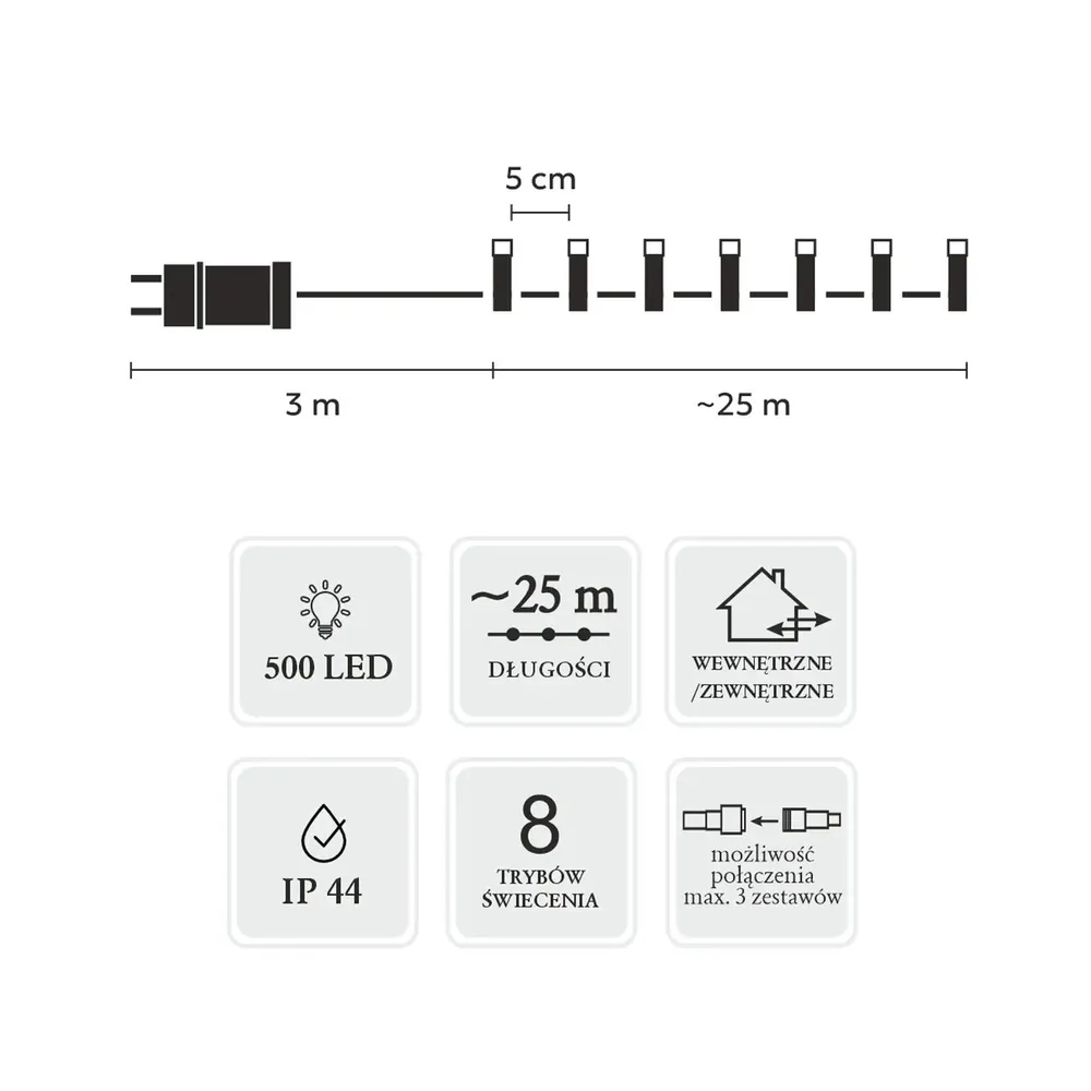 Extralink Lampki LED - obrazek 3