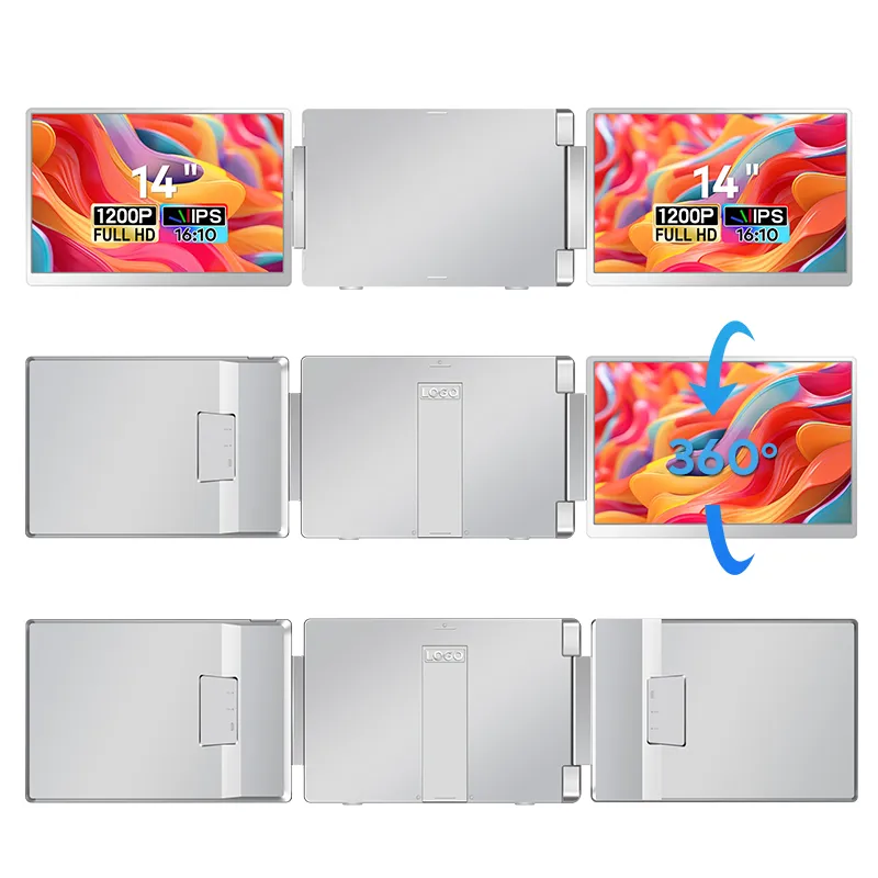 Extralink Smart Life S7 14" Przenośne monitory do laptopa - obrazek 2