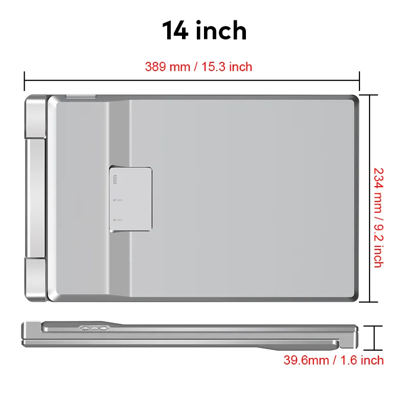 Extralink Smart Life S7 14" Przenośne monitory do laptopa - obrazek 3