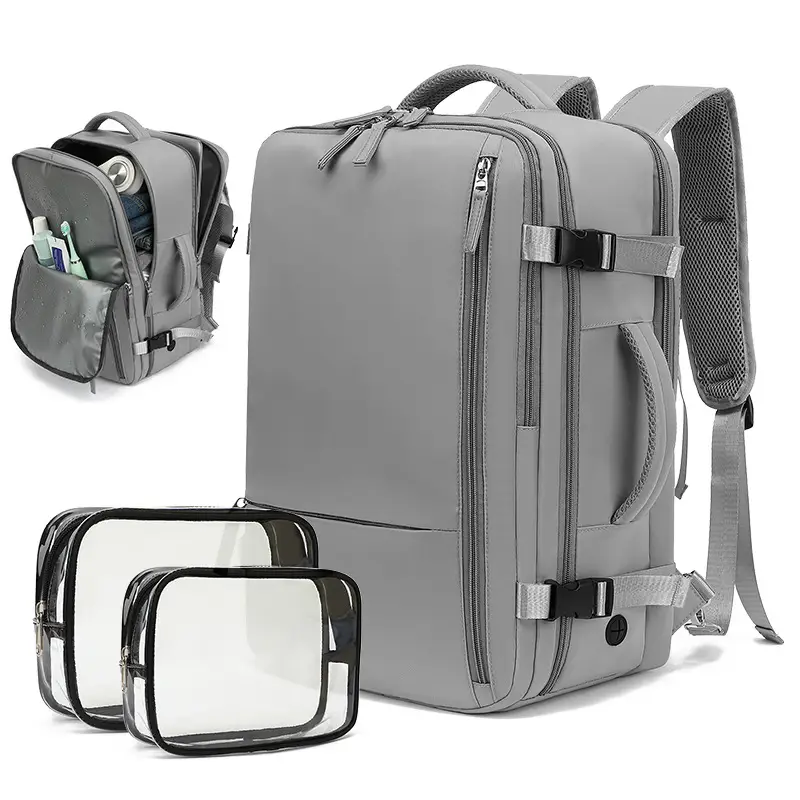 Black Forest KM03 Szary Plecak podręczny kabinowy podróżny