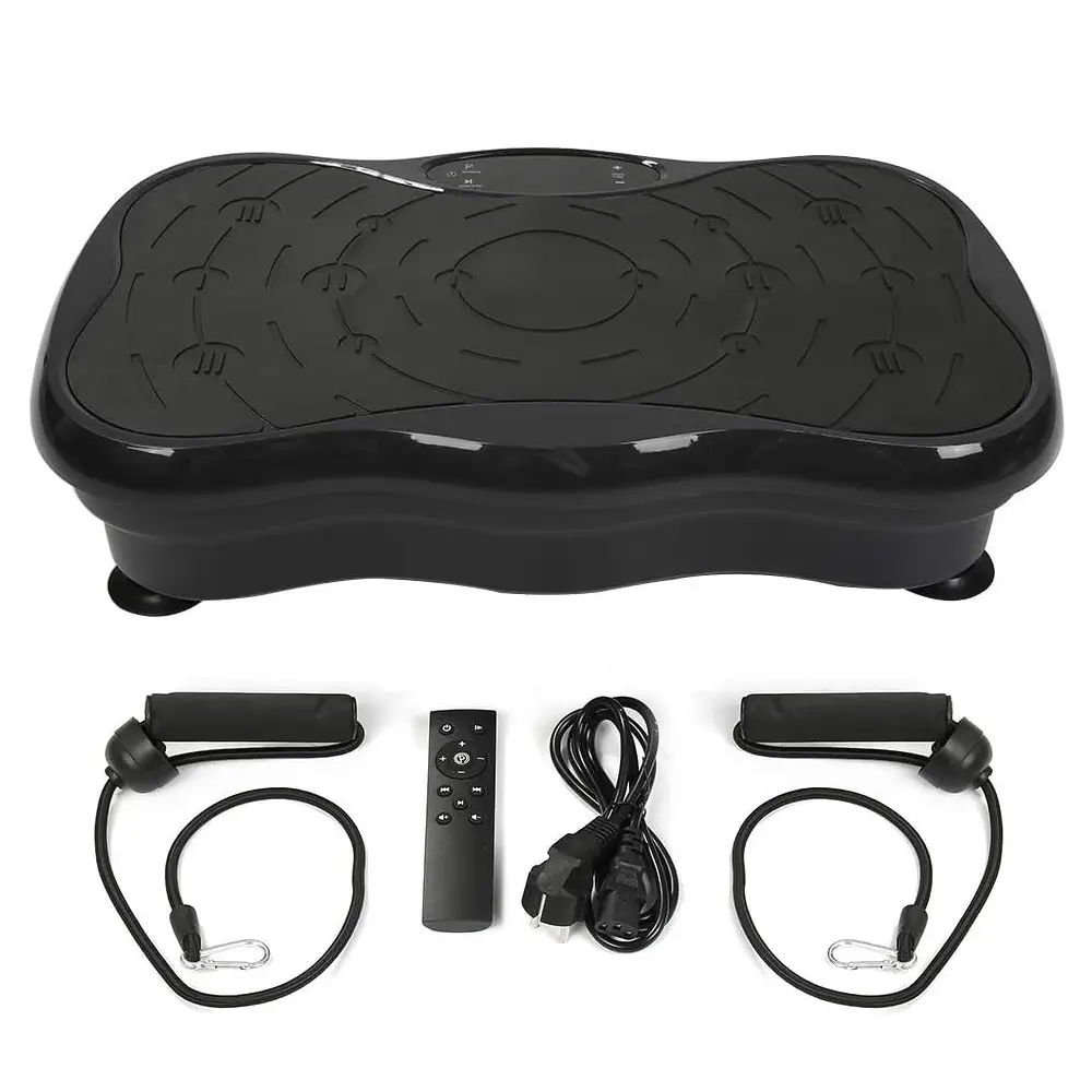 Extralink Moonwalk SpinMove Czarny Platforma Wibracyjna do Ćwiczeń Fitness