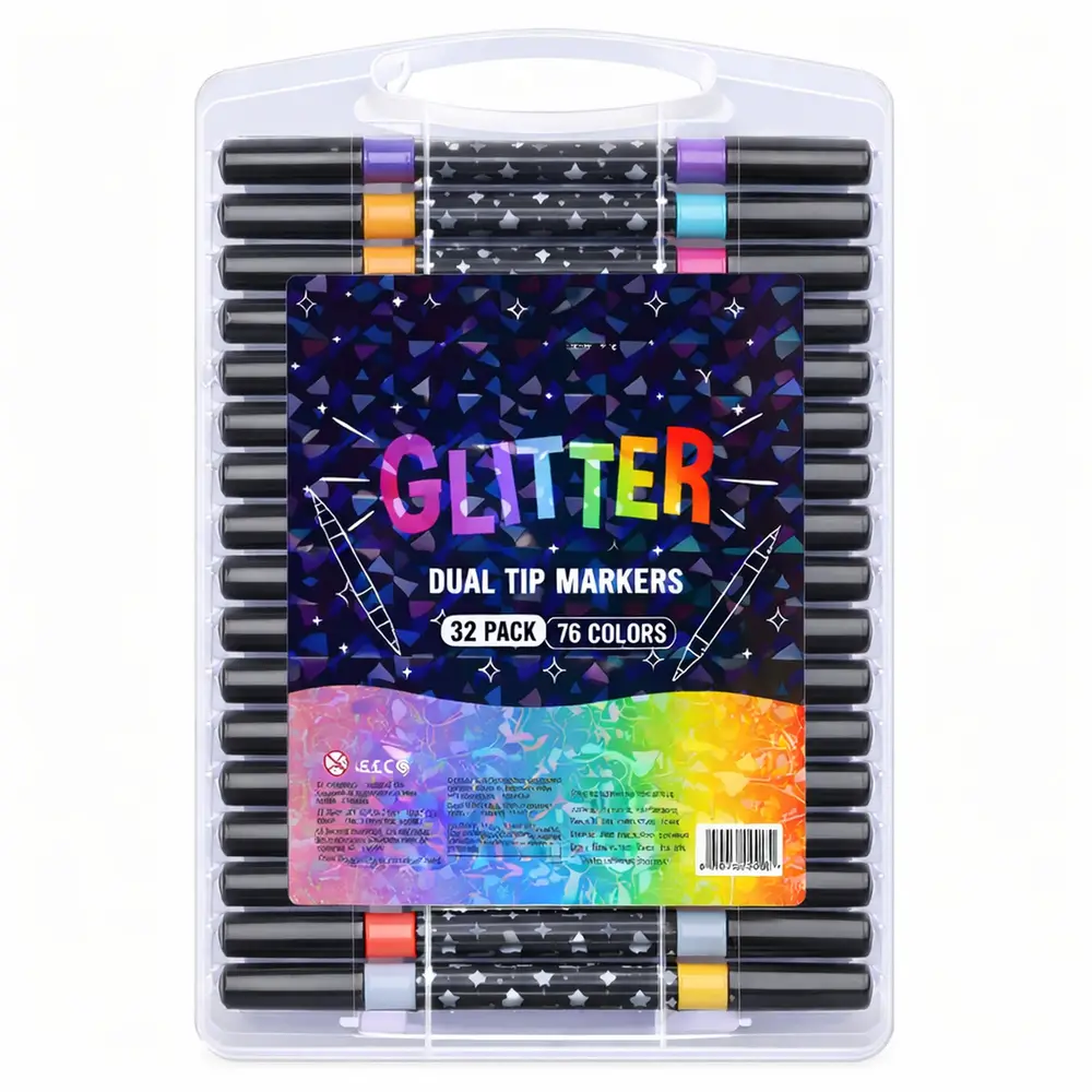 Extralink Zestaw markerów brokatowych 72 kolorów