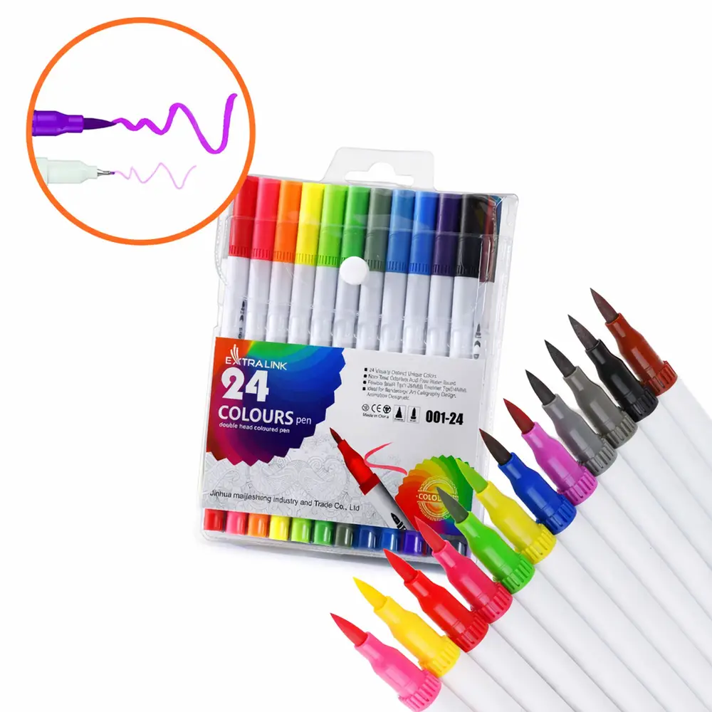 Extralink Zestaw markerów 24 kolory