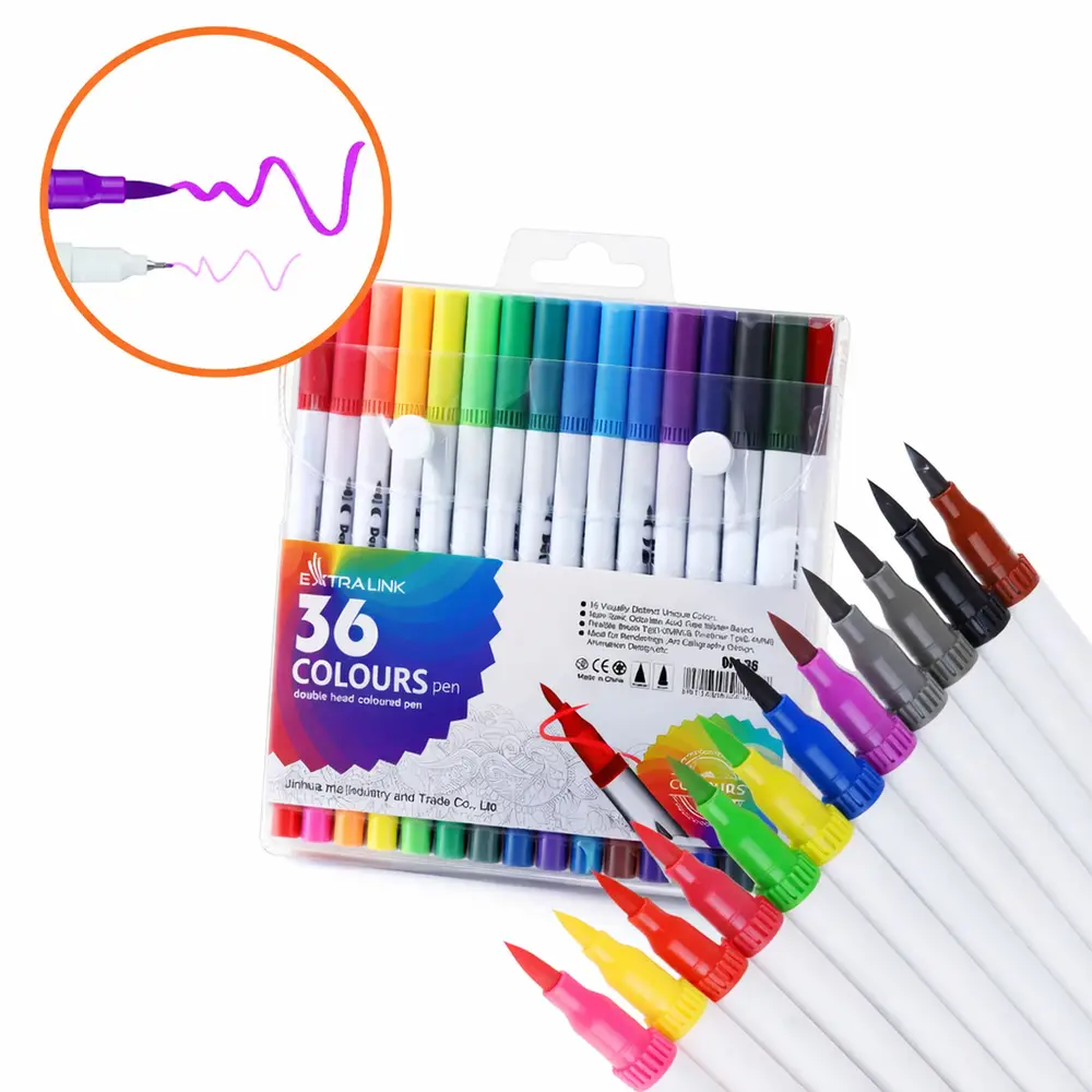 Extralink Zestaw markerów 36 kolorów