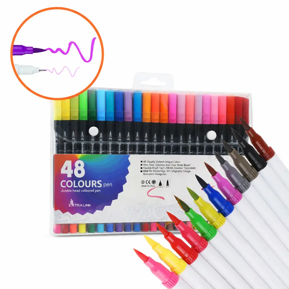Extralink Zestaw markerów 48 kolorów