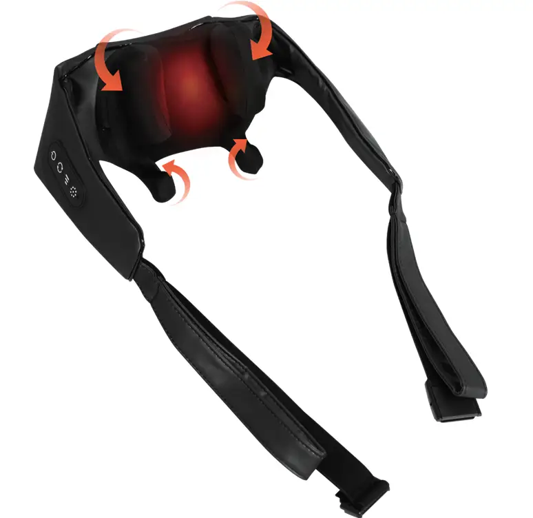 EXTRALINK SMARTLIFE MASAŻER BEZPRZEWODOWY DO SZYI KARKU RAMION PLECÓW AKUMULATOR 2000MAH 25W