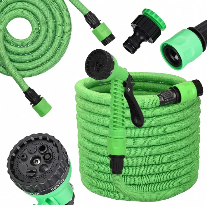 BLACK FOREST WĄŻ OGRODOWY ROZCIĄGLIWY ELASTYCZNY PISTOLET 1/2 5-15m