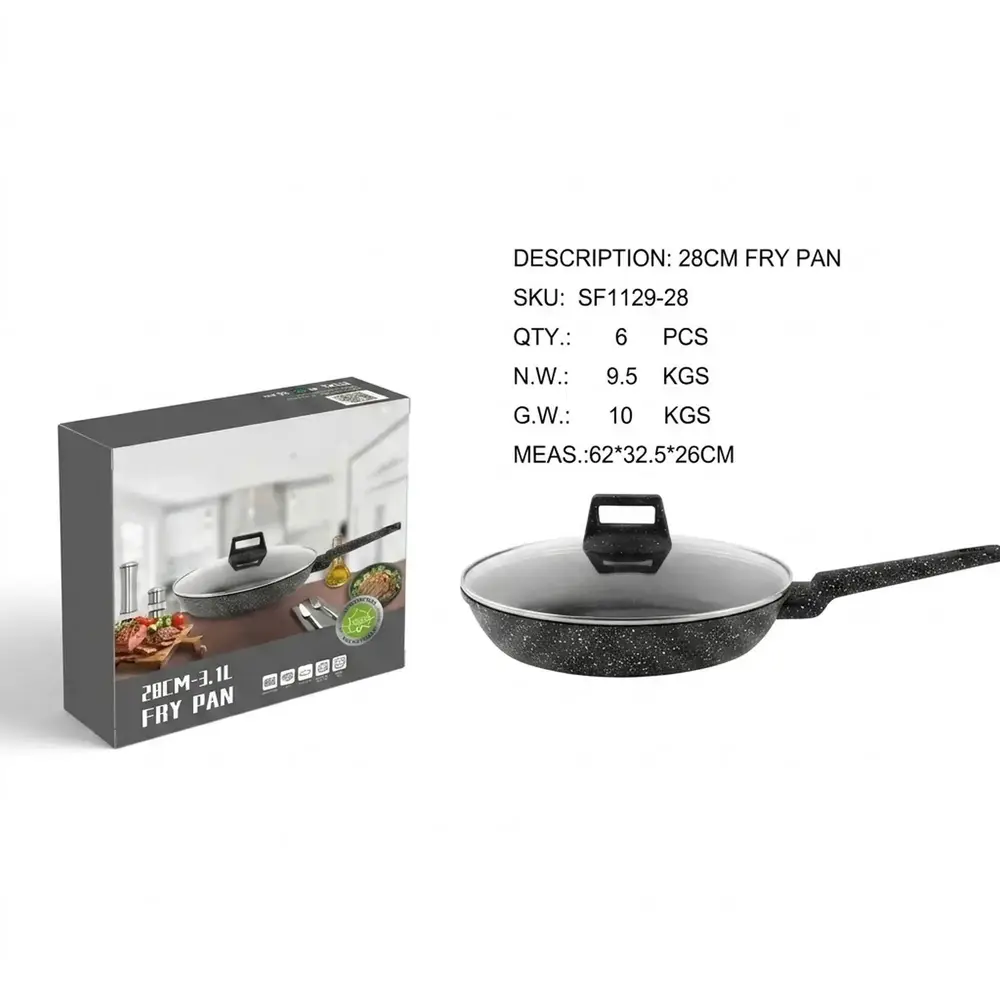 Extralink Home SF-1129-28CM Patelnia teflonowa granitowa