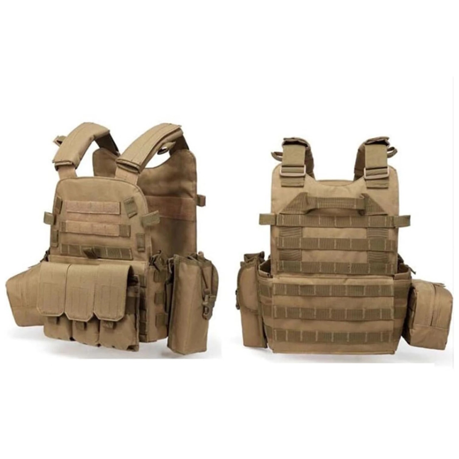 Extralink Military Kamizelka taktyczna wojskowa ochronna molle asg mil-691 - obrazek 2