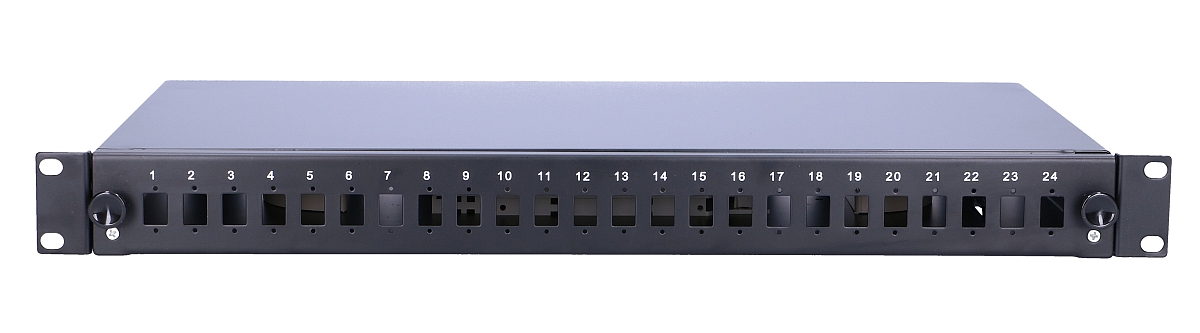 Extralink 24 Core | Przełącznica | 24 porty, czarna