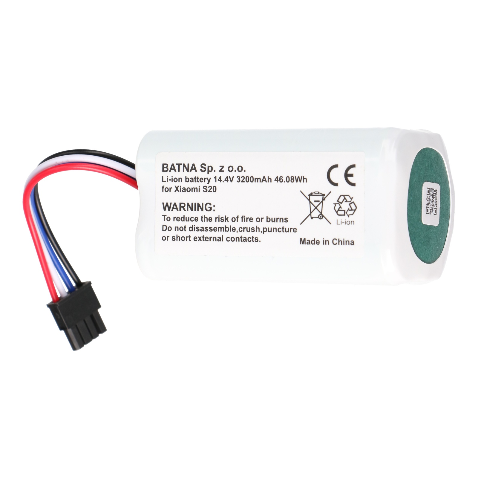Xiaomi Bateria S20 3200mAh 14.4V | Akumulator do robota sprzątającego | Zamiennik, 3200mAh, 14.4V