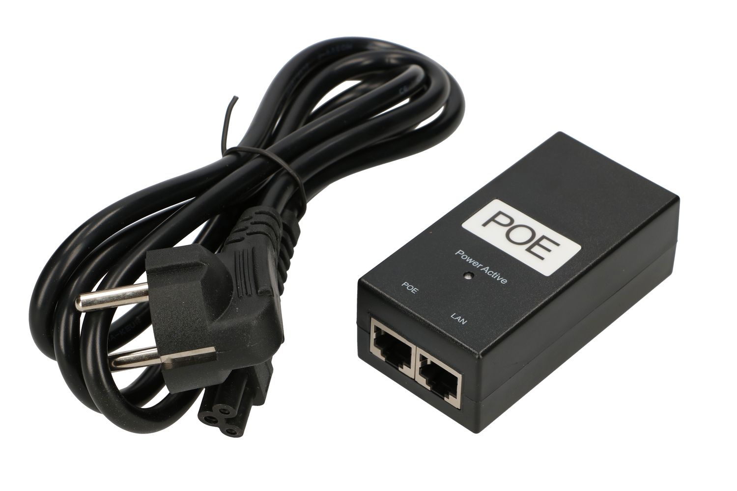 Extralink POE-24-24W-G | Zasilacz PoE | 24V, 1A, 24W, Gigabit, kabel w zestawie - obrazek 4