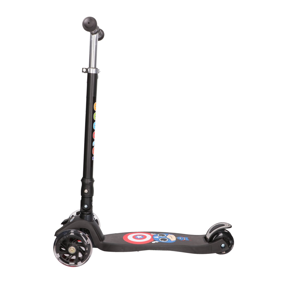 Extralink Kids Scooter Tiger Turbo Czarny | Hulajnoga dla dzieci | - obrazek 2