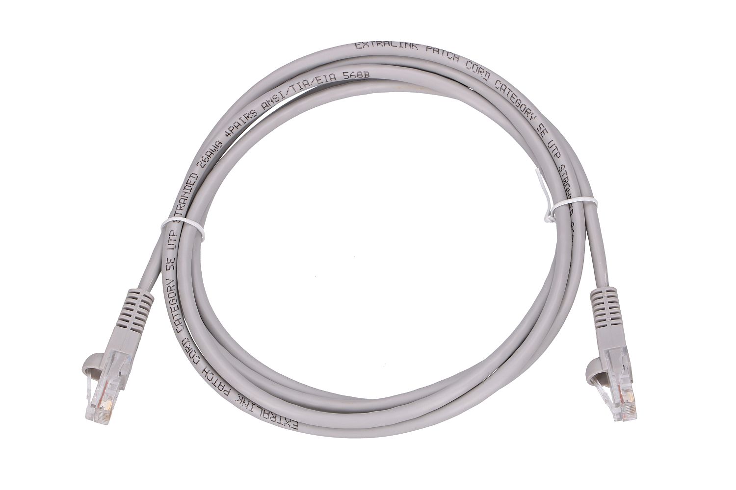 Extralink Kat.5e UTP 2m | Patchcord LAN | Miedź Kabel sieciowy skrętka - obrazek 2