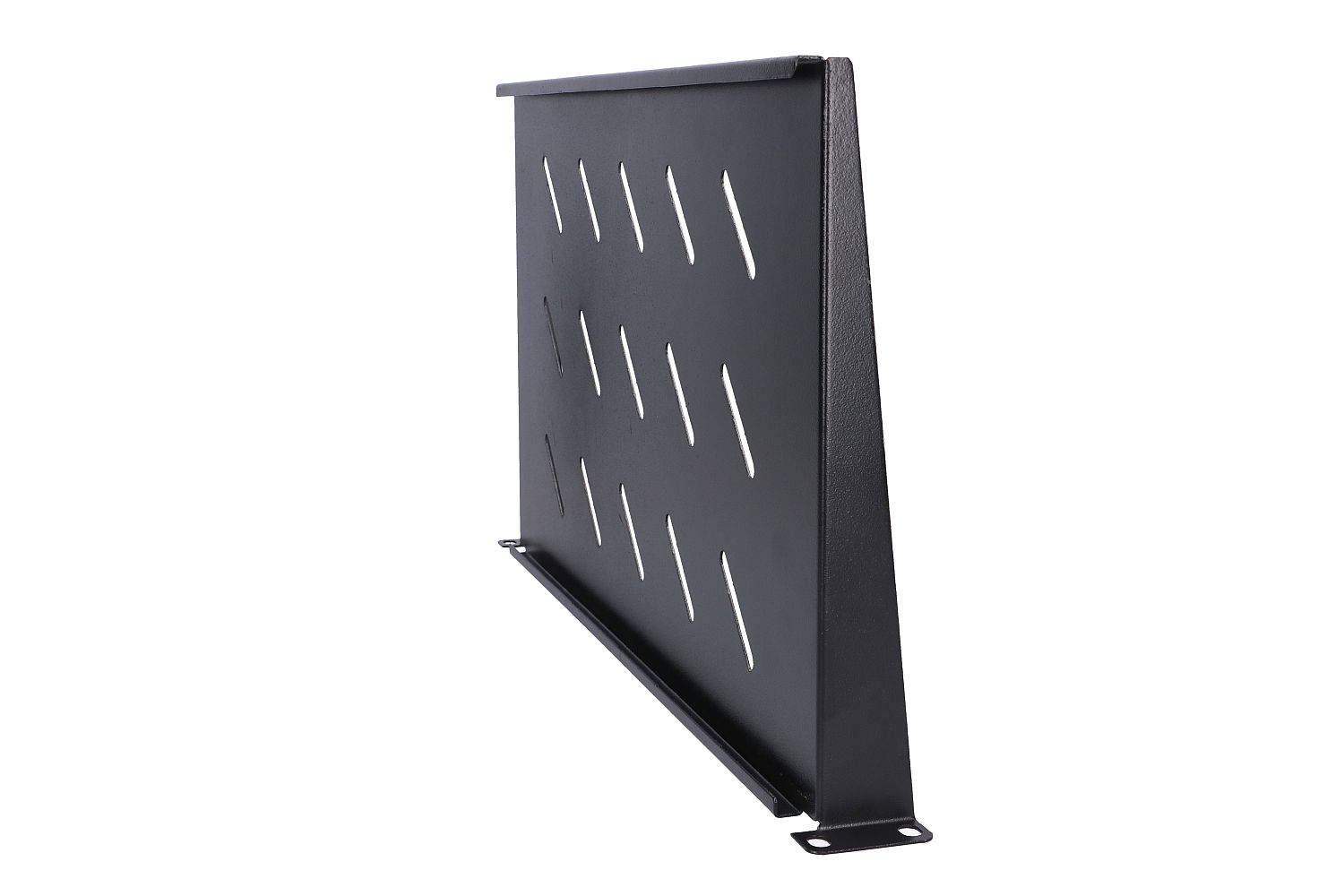 Extralink 1U 350mm Czarna | Półka | 19", do szaf wiszących - obrazek 4