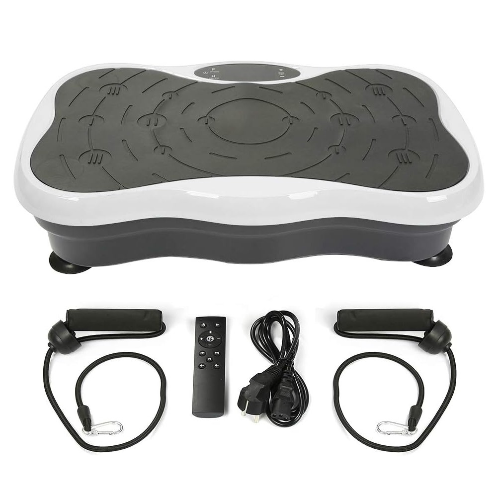 Extralink Moonwalk SpinMove Biały | Platofrma Wibracyjna do Ćwiczeń Fitness | 200W