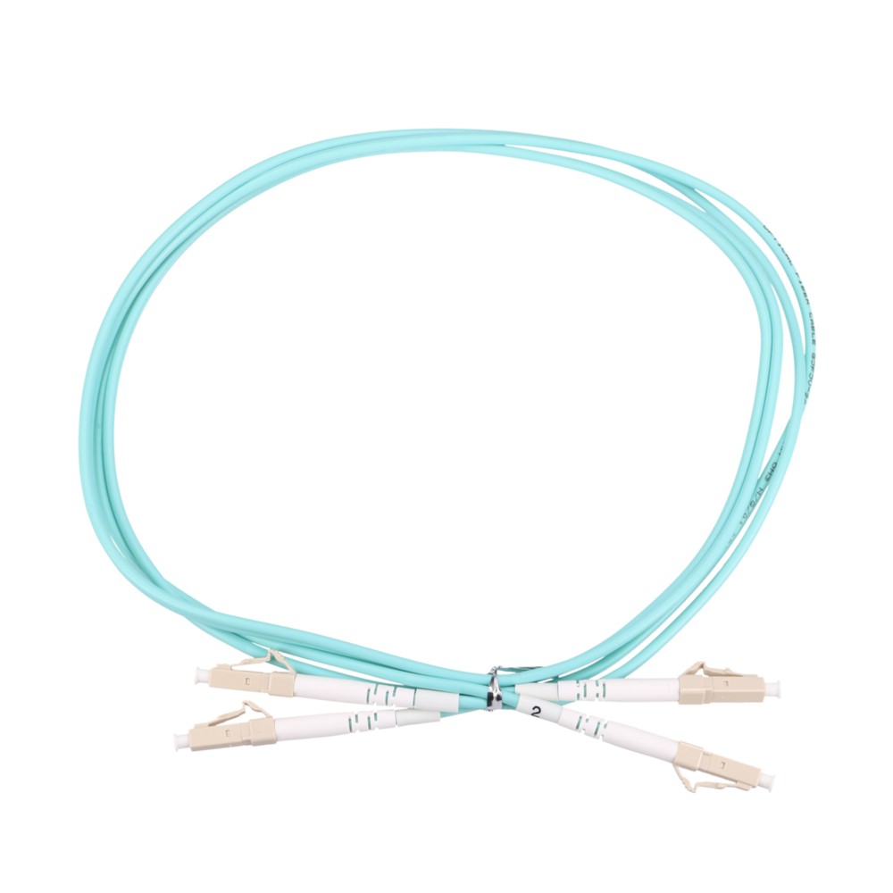Extralink LC/UPC-LC/UPC | Patchcord | Wielomodowy, OM3, Duplex, 3mm, 3m - obrazek 2