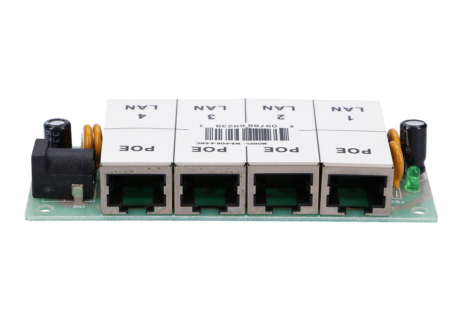 Extralink 4 Portowy | PoE Injector | 4x 100Mb/s RJ45, Bez Obudowy - obrazek 4