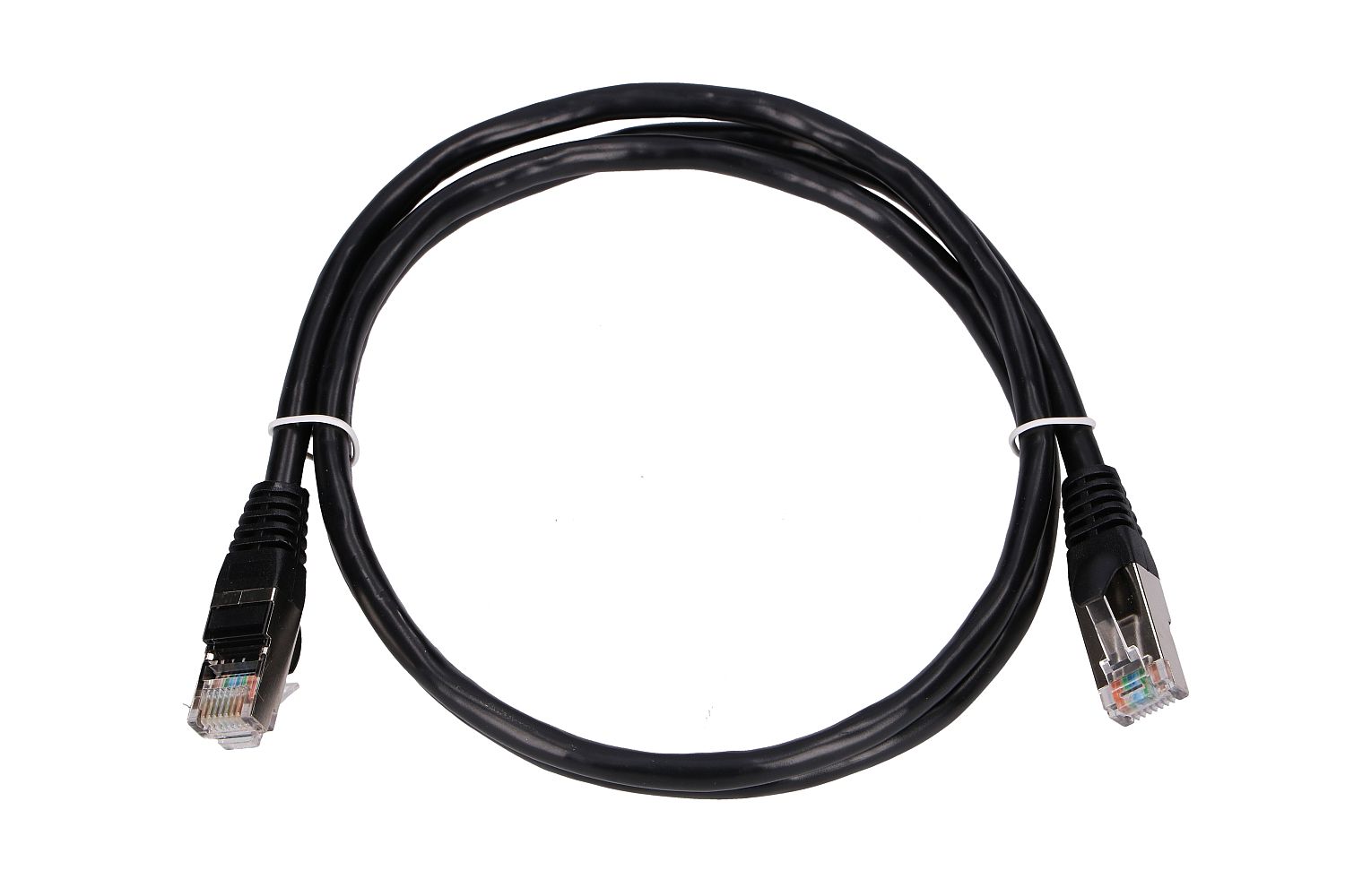 Extralink Kat.5e FTP 1m | Patchcord LAN | Miedź Kabel sieciowy skrętka - obrazek 2