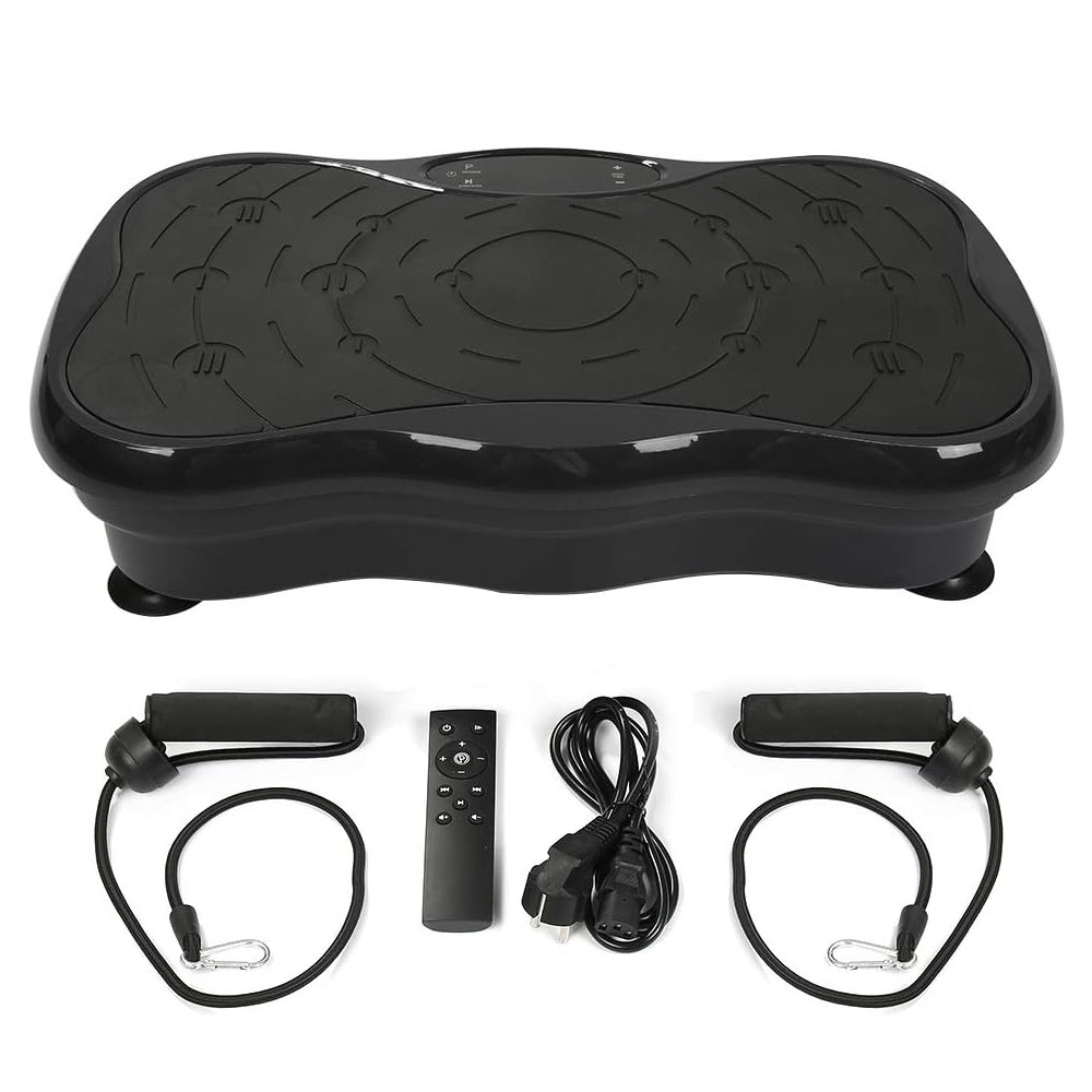 Extralink Moonwalk SpinMove Czarny | Platofrma Wibracyjna do Ćwiczeń Fitness | 200W