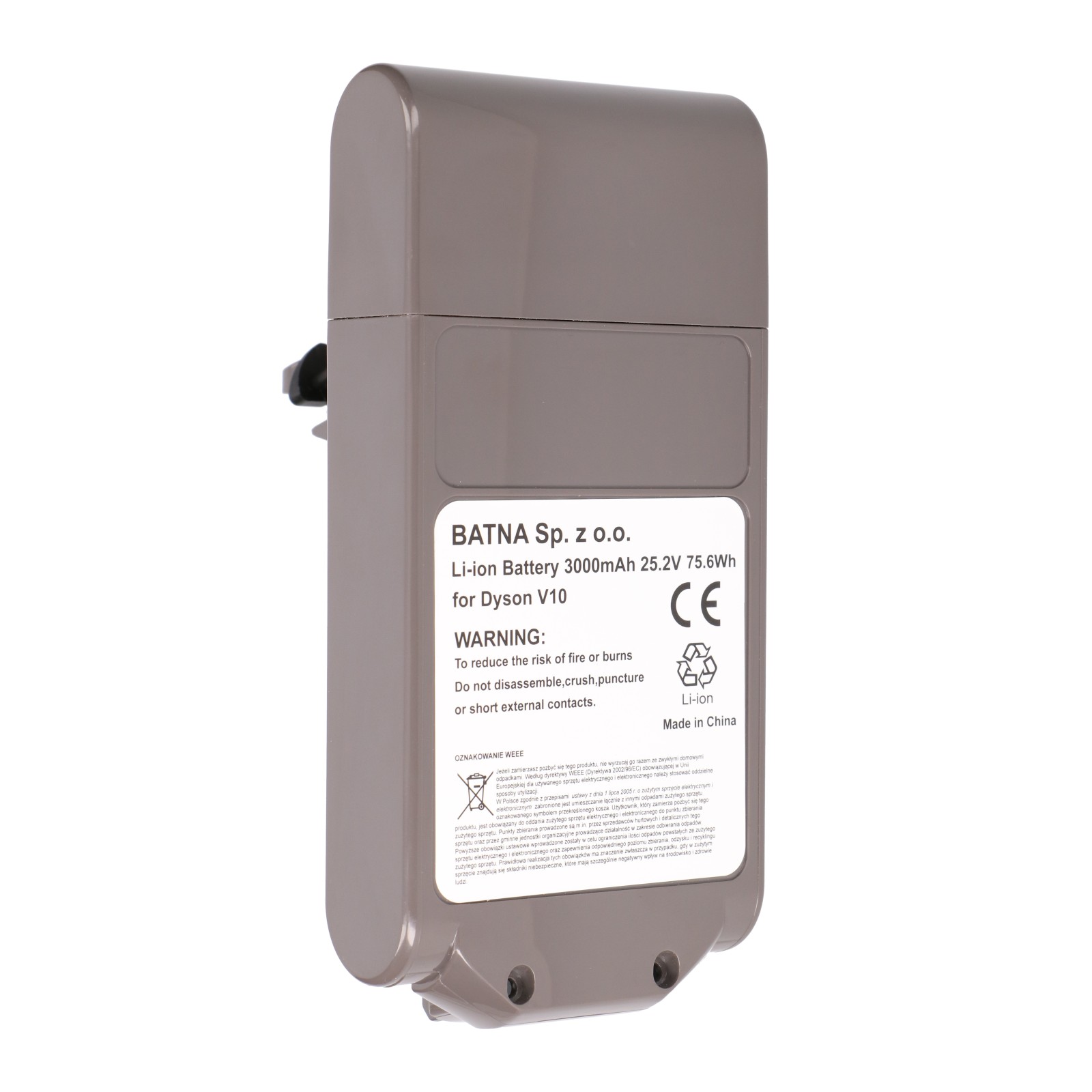 Extralink | Bateria, akumulator do odkurzacza, zamiennik dla Dyson V10 | 25.2V 3000mAh - obrazek 5