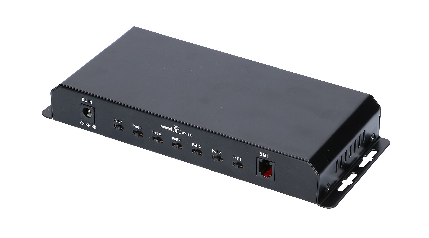 Extralink KRATOS | Switch PoE | 7x Gigabit PoE, 1x Uplink RJ45, Zasilacz 24V 2.5A, Moc 60W - obrazek 4
