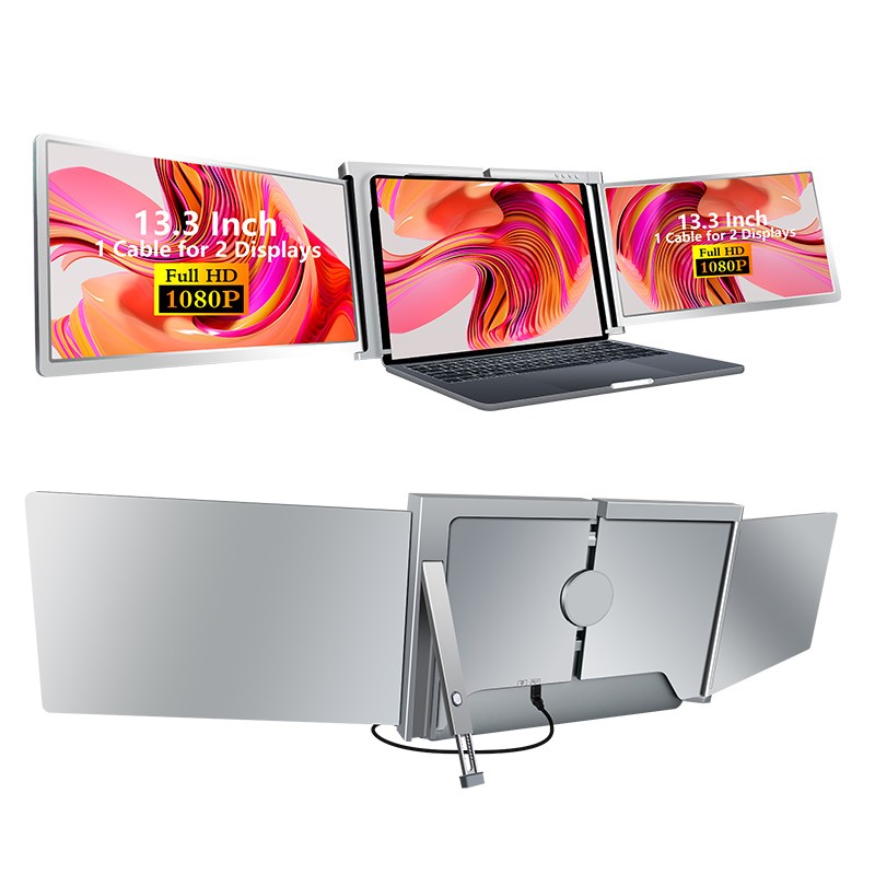 Extralink Smart Life S300 13,3" | Przenośne monitory do laptopa | 2 monitory, IPS, 1080p Full HD - obrazek 2