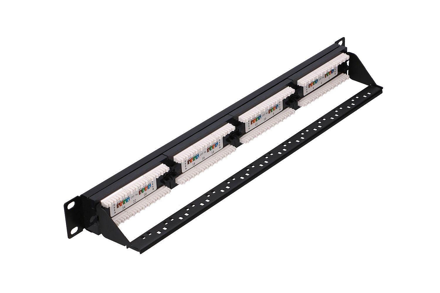 Extralink CAT5E UTP V2 | Patchpanel | 24 porty - obrazek 3