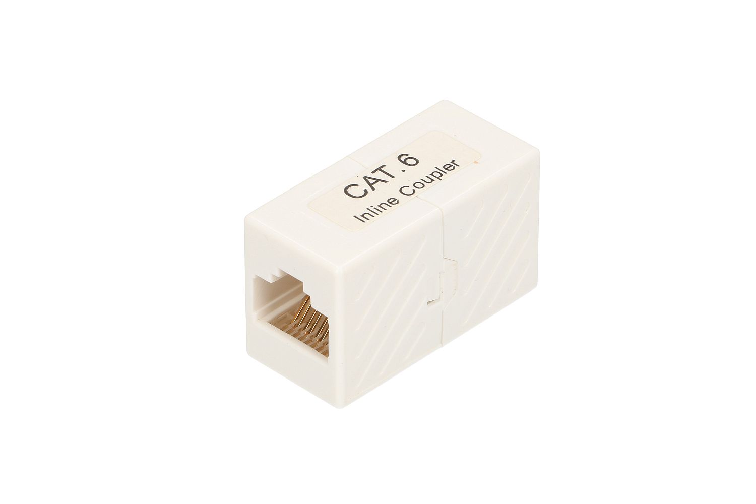 Extralink CAT6 UTP | Złączka RJ45 | beczka biała - obrazek 2