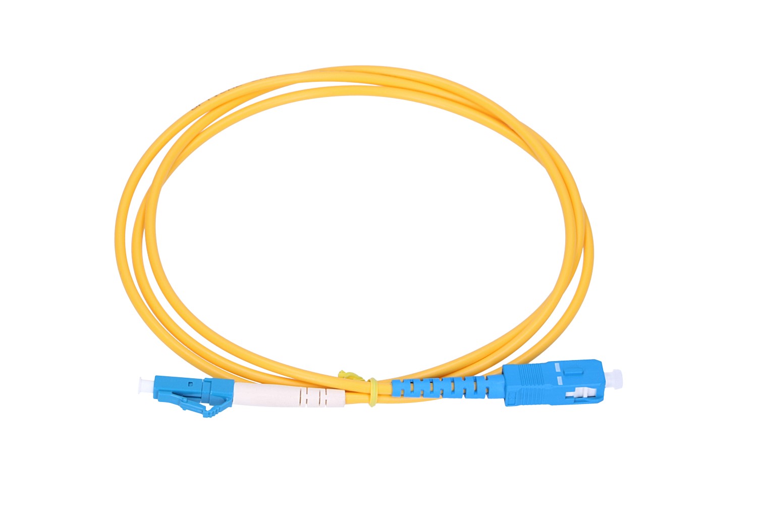 Extralink SC/UPC-LC/UPC | Patchcord | Jednomodowy, Simplex, G657A, 3mm, 1m - obrazek 2