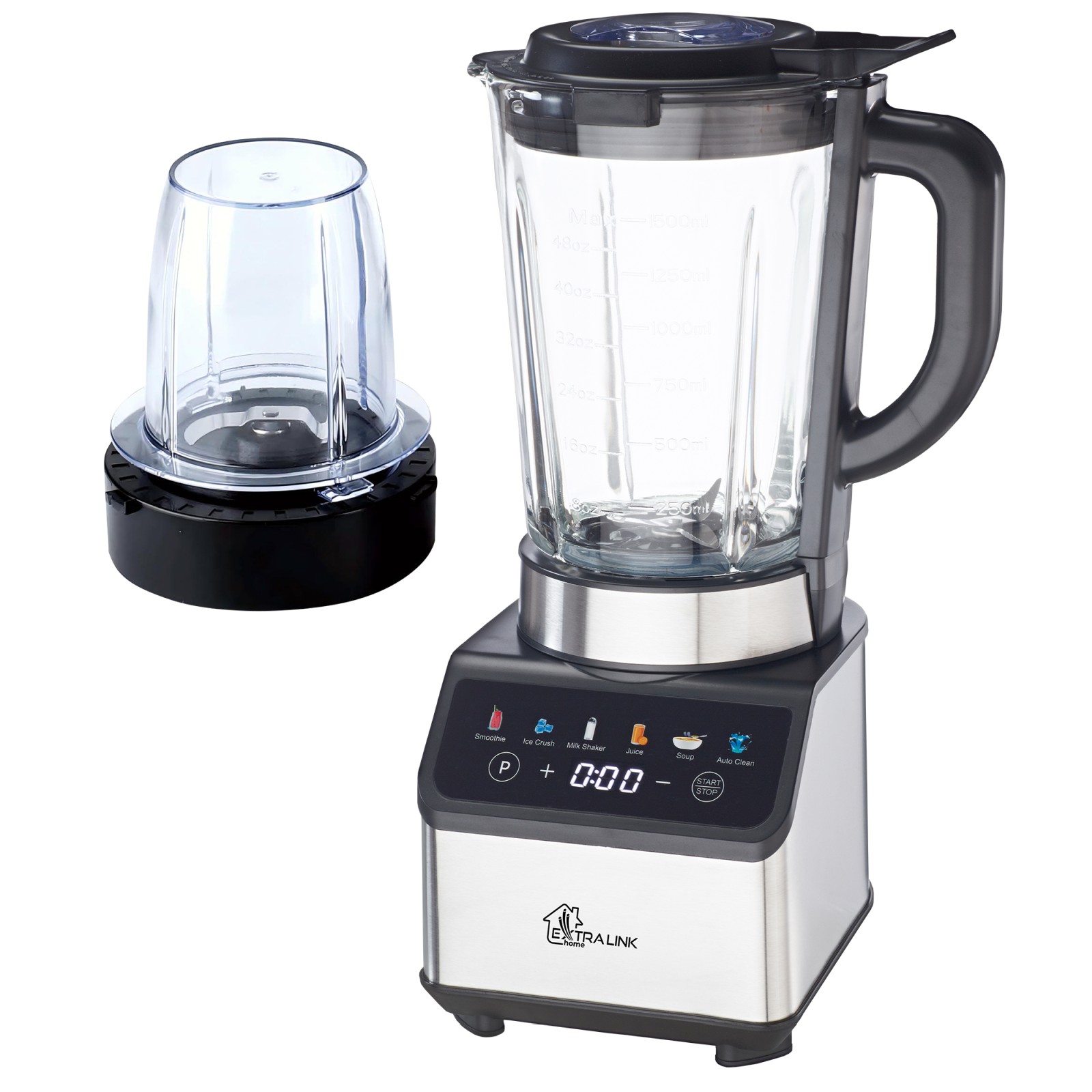 Extralink Home L-10B | Blender kielichowy | dotykowy wyświetlacz 1200W - obrazek 2