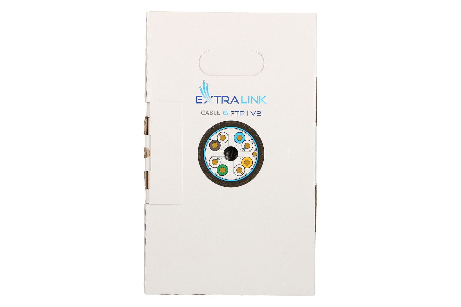 Extralink CAT6 FTP (F/UTP) V2 Zewnętrzny | Kabel sieciowy skrętka | 305M - obrazek 5
