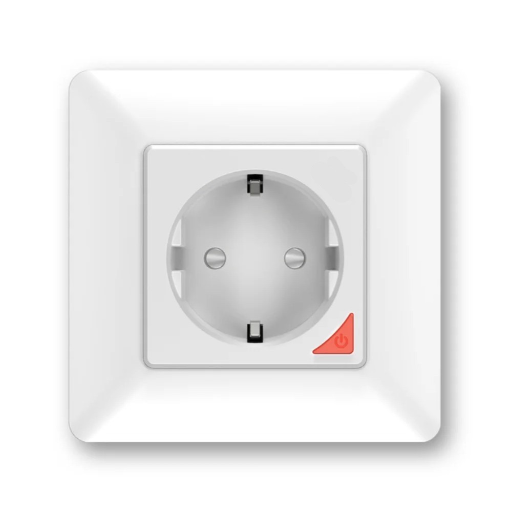 Extralink Smart Life Wall Socket Set Pro | Zestaw inteligentne gniazdko + ramka | Kolor Biały, 230V, WiFi, Tuya