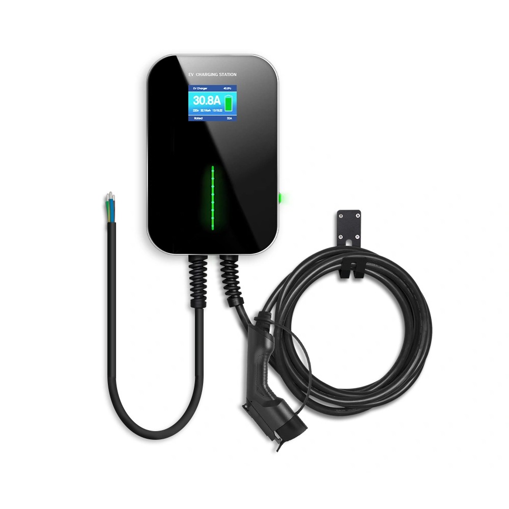 Extralink BS20-BC-22kW-APP Typ 2 32A 22kW | Ładowarka do samochodu elektrycznego | 3 fazy, ekran LCD, aplikacja, 6,1m - obrazek 3