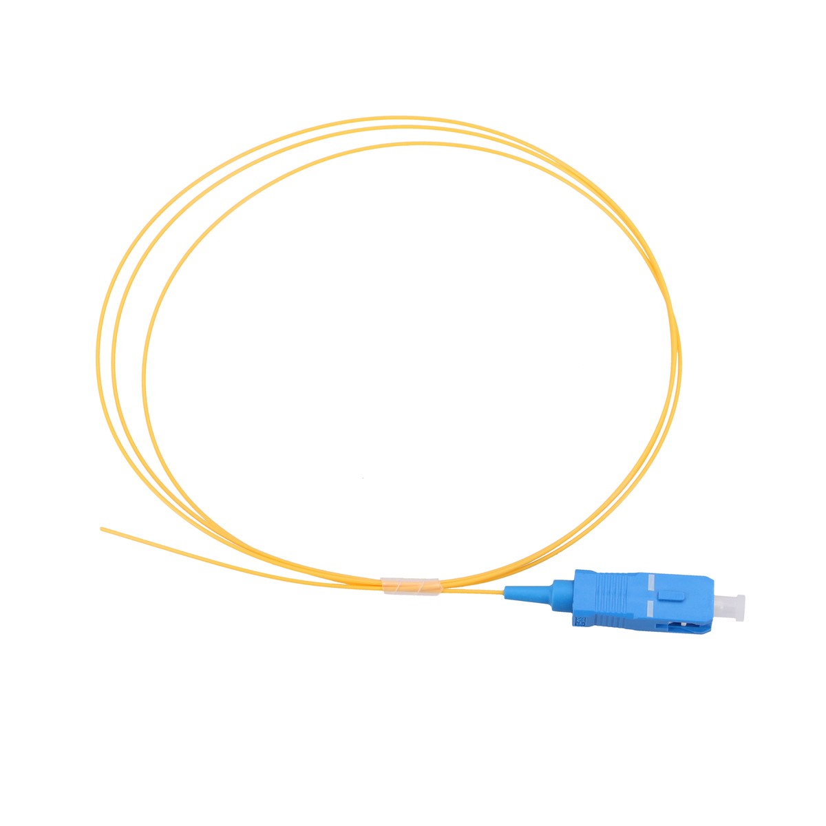 Extralink SC/UPC | Pigtail | PVC, Jednomodowy, 900um G.657A 1m - obrazek 2