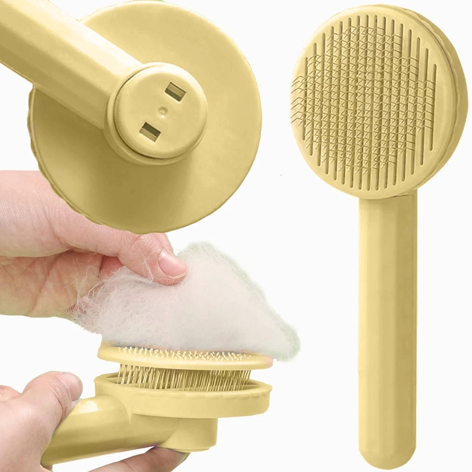 Extralink Pets | Szczotka samoczyszcząca do sierści dla psa kota | ergonomiczna grzebień pet-819