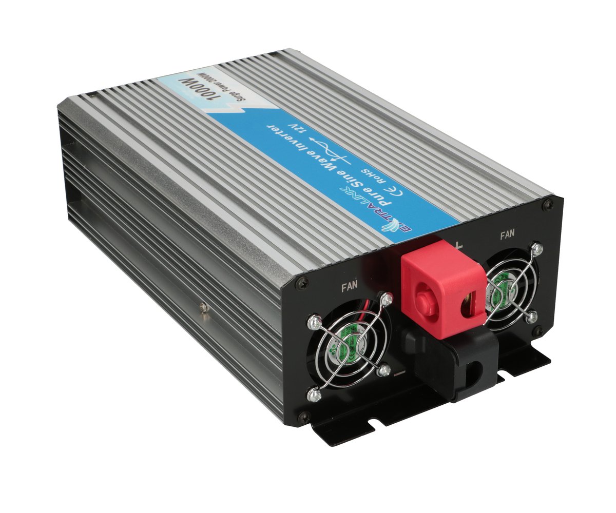 Extralink OPIP-1000W | Przetwornica napięcia | 12V - 230W, 1000W, czysty sinus - obrazek 3