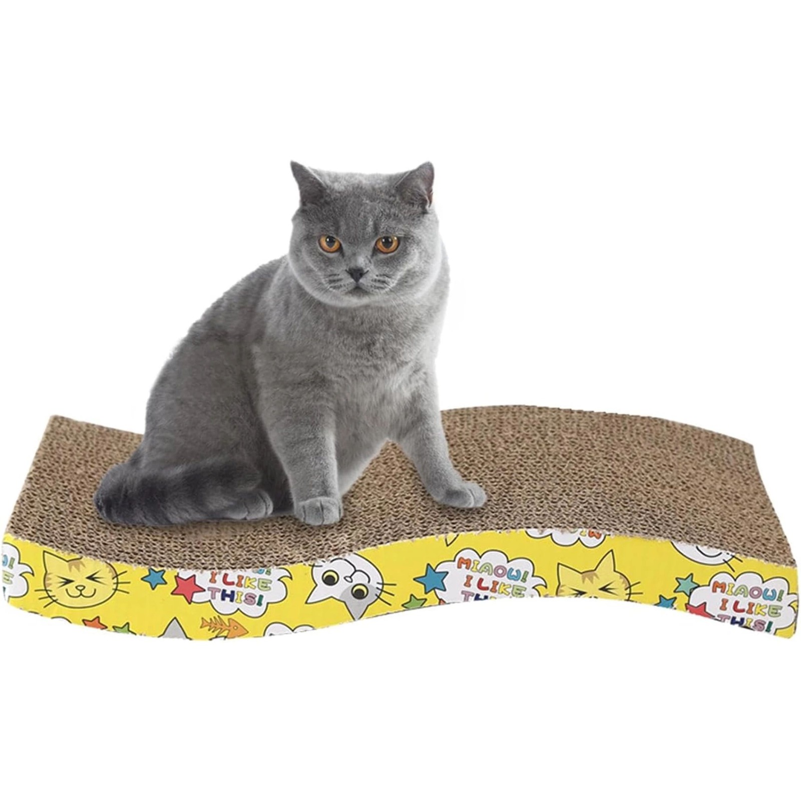 Extralink Pets | Drapak dla kota | kartonowy legowisko leżak fala mata do drapania eko duży pet-762